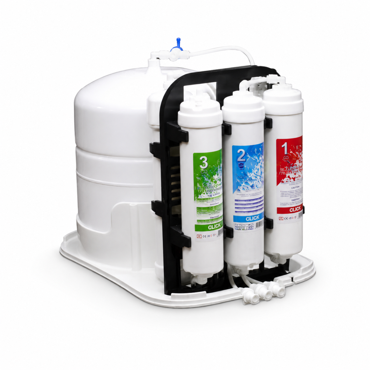 Pompasız Su Arıtma Cihazı 12 Litre 3 Water Point 12 litre tanklı pompasız su arıtma cihazı