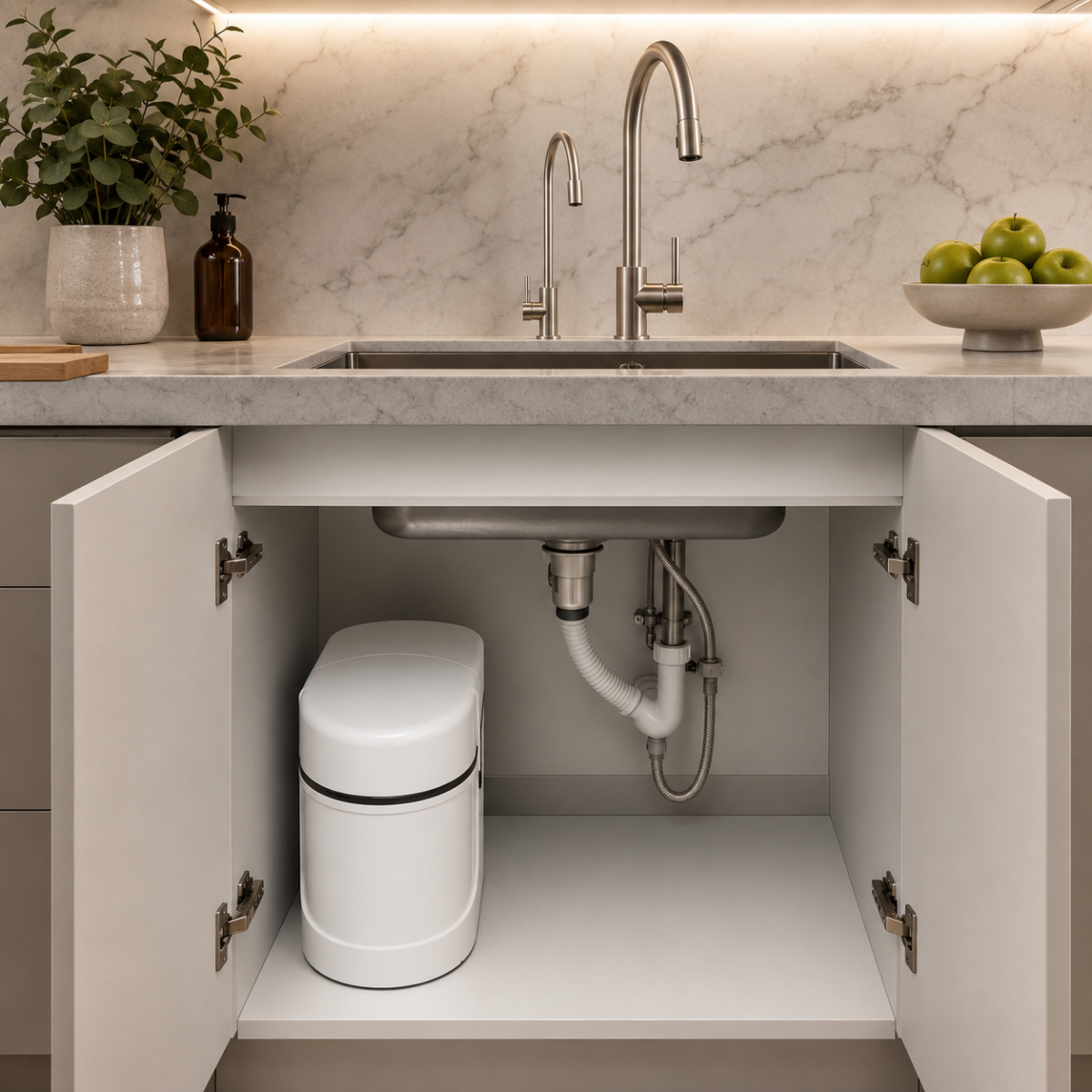 Water Point modern cam tanklı su arıtma cihazı