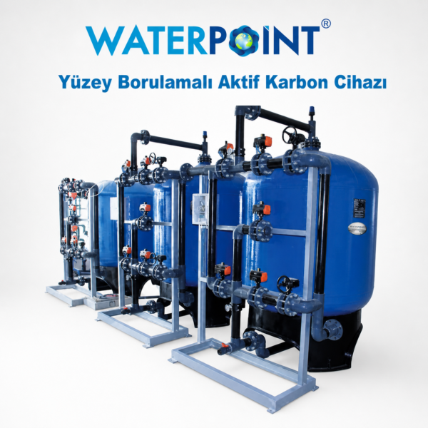 Aktif Karbon Filtre Sistemi 3 Water Point aktif karbon filtrasyon sistemi