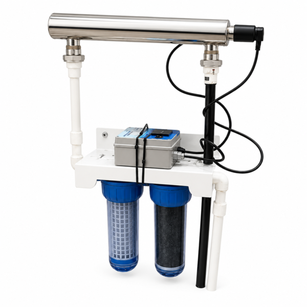Bina Girişi Ultraviyole Su Arıtma Cihazı 3 Water Point bina girişi UV su arıtma sistemi