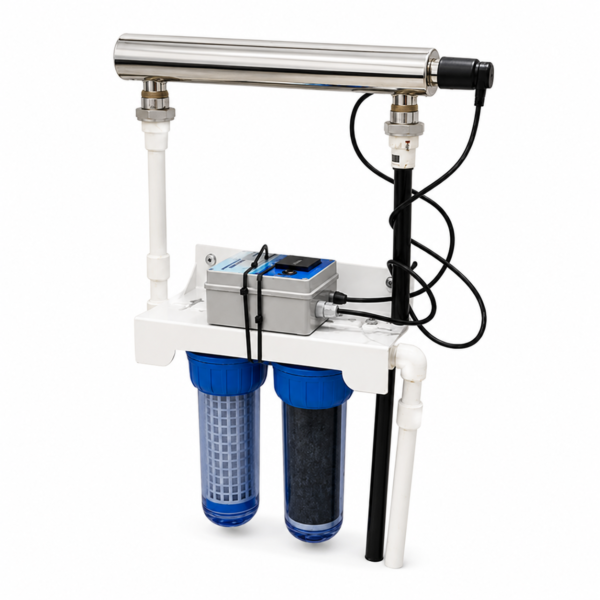 Bina Girişi Ultraviyole Su Arıtma Cihazı 4 Water Point merkezi sistem bina girişi ultraviyole cihazı