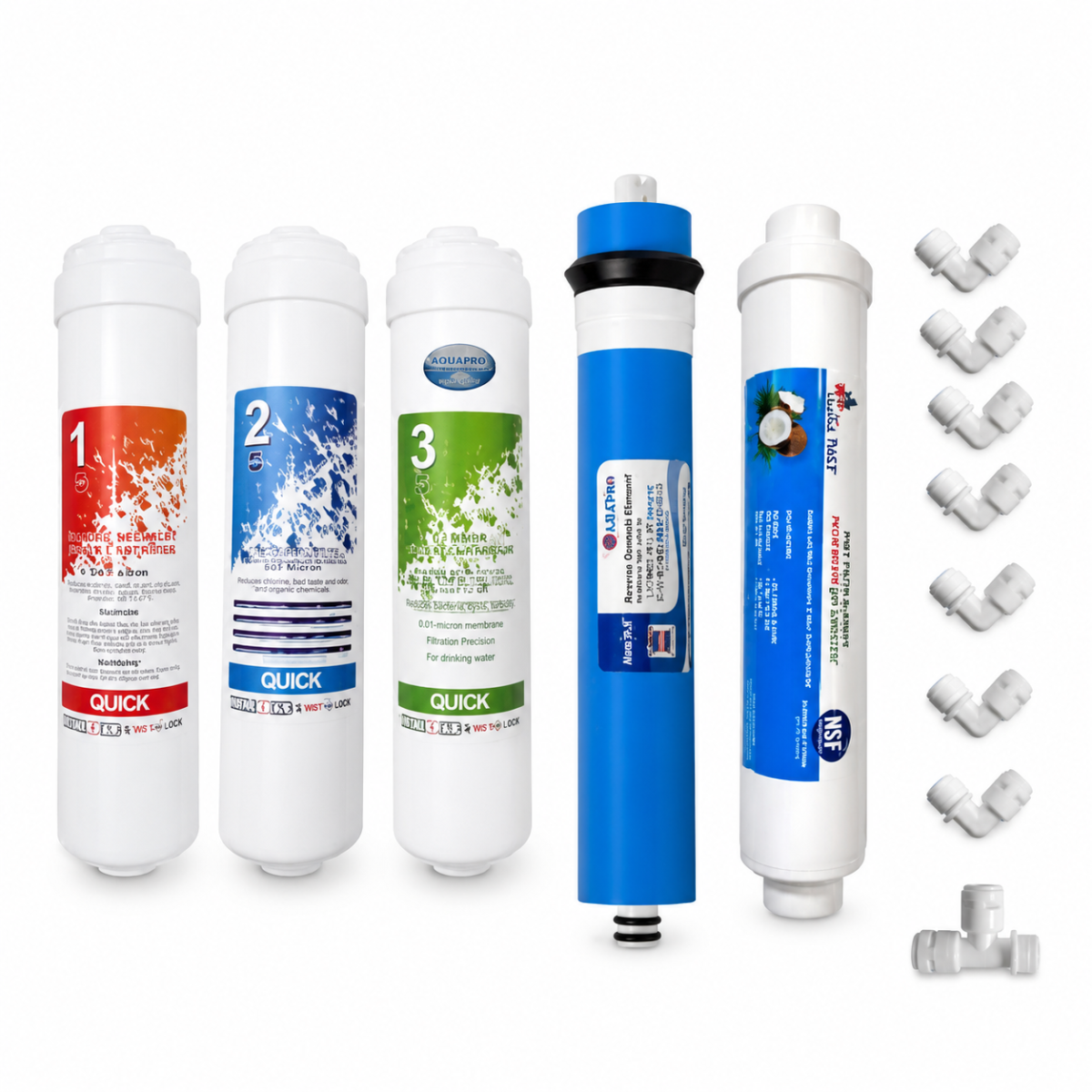 Su Arıtma Filtresi 5 Li Set 3 Water Point 5 li su arıtma cihazı filtre seti