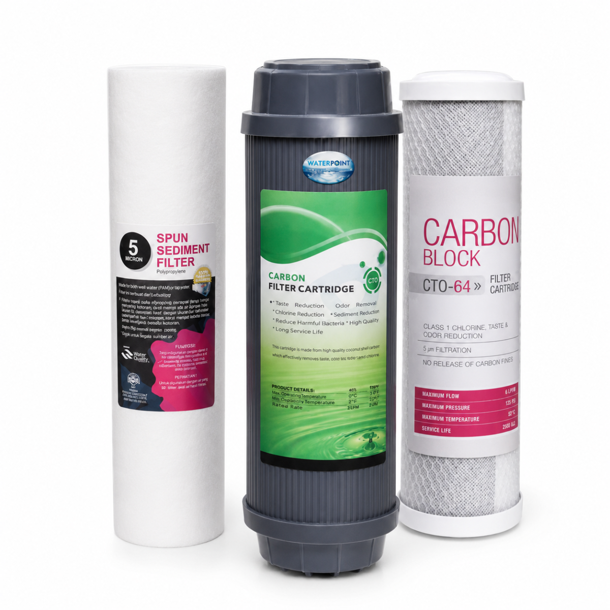 Water Point açık kasa su arıtma cihazı 3 lü filtre