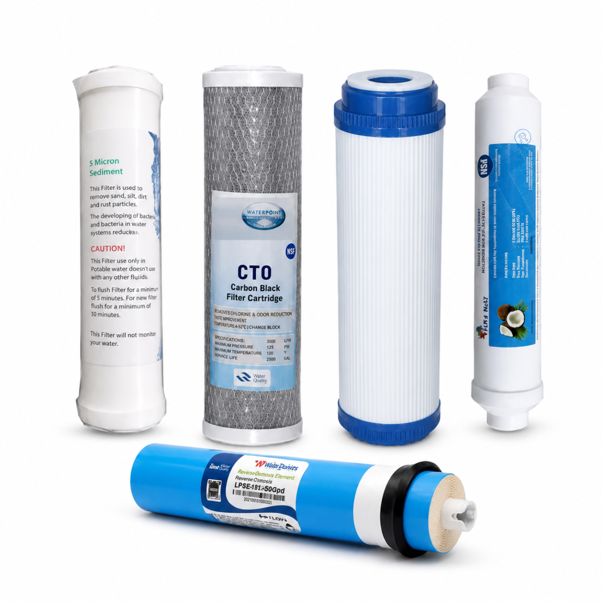 Water Point açık kasa su arıtma cihazı 5 li filtre seti