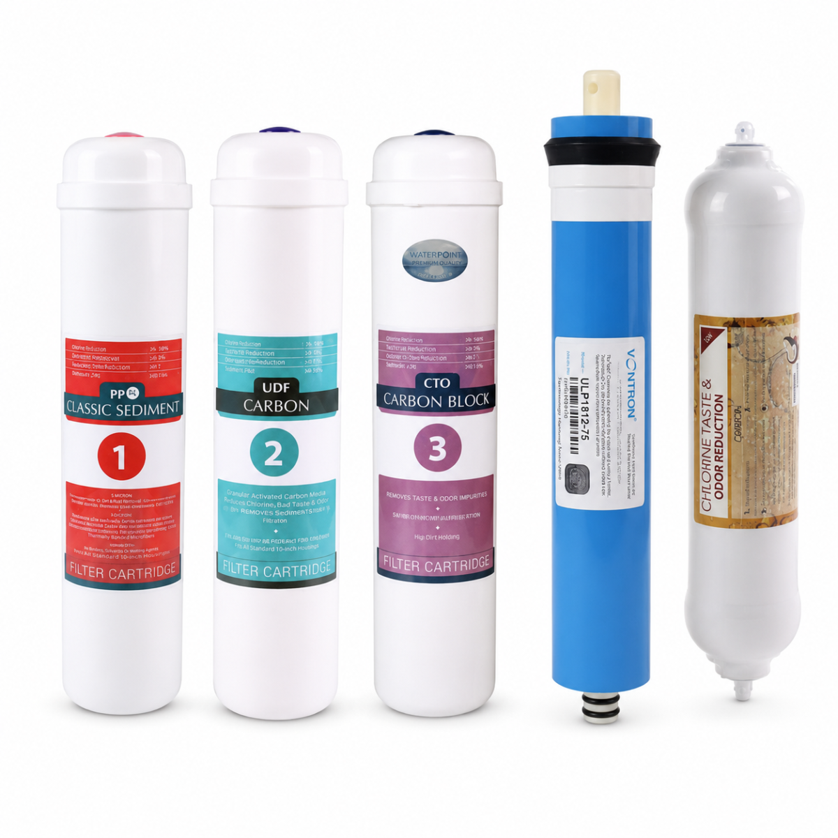 Su Arıtma Filtresi 5 Li Set 1 Water Point su arıtma filtresi 5 li set