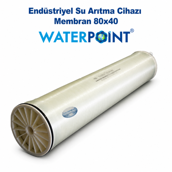 8040 Membran 2 Water Point 8040 Membran detay görünüm, endüstriyel su arıtma sistemleri için yüksek kapasiteli RO membranı
