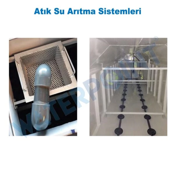 Endüstriyel tesiste kullanılan atık su arıtma sistemi kurulumu