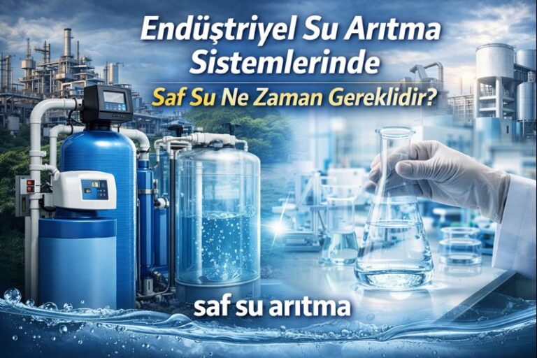 Endüstriyel tesislerde saf su arıtma sistemleri ve yüksek saflıkta su ihtiyacı
