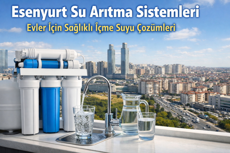 Esenyurt su arıtma sistemleri kullanılarak evlerde daha sağlıklı ve güvenli içme suyu elde edilmesi