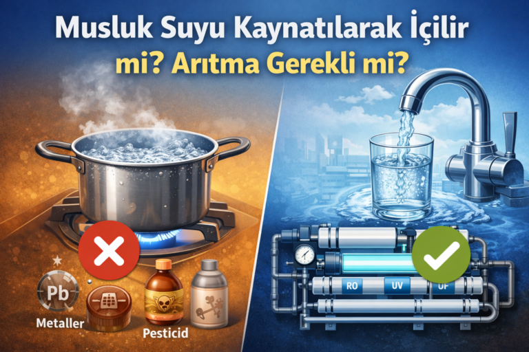 Musluk suyunun kaynatılması yeterli mi, ev tipi su arıtma sistemleri içme suyu kalitesini nasıl iyileştirir
