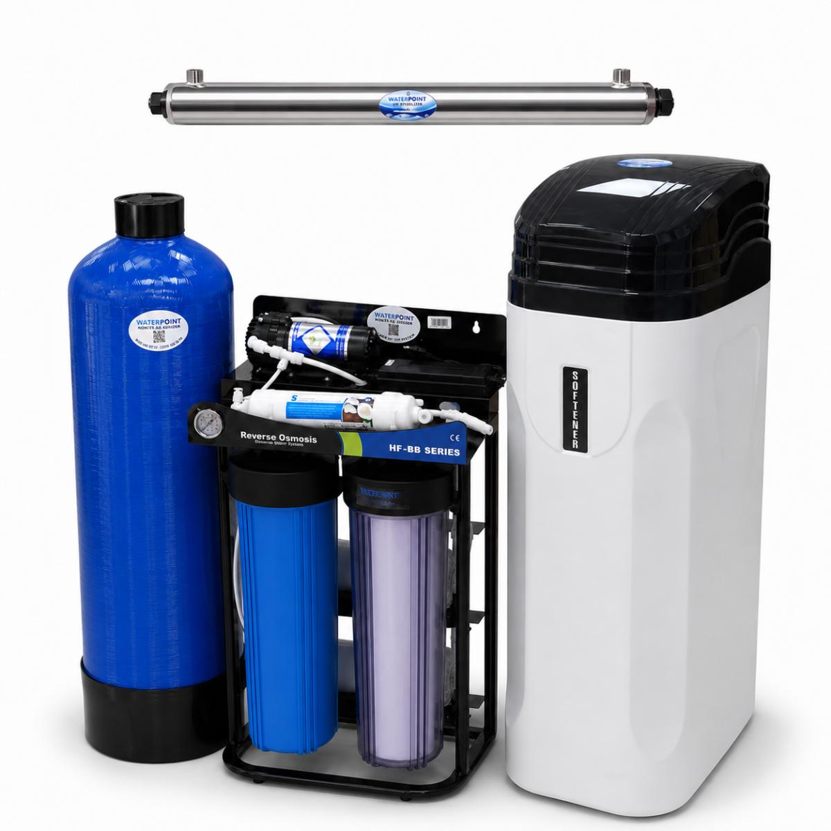 Yarı Sanayi Saf Su Arıtma Sistemi 3 Water Point yarı sanayi saf su sistemi