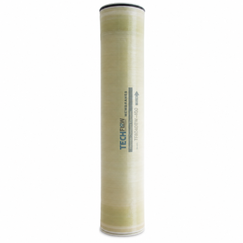 TechFlow 8040 LP-400 Membran, endüstriyel ters ozmoz membranı, 400 ft² aktif alan Composite Polyamide