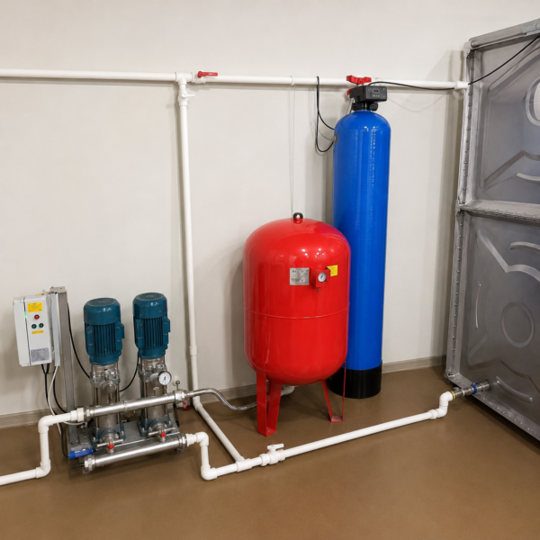 Villa Girişi Su Arıtma Cihazı 4 Water Point villa girişi merkezi su arıtma cihazı