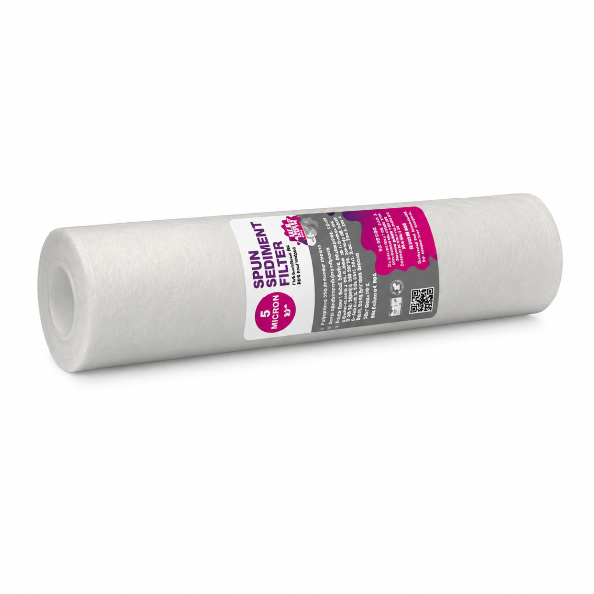 Ters ozmoz sisteminin ilk kademesinde kullanılan 10 inç 5 Mikron Spun Filtre