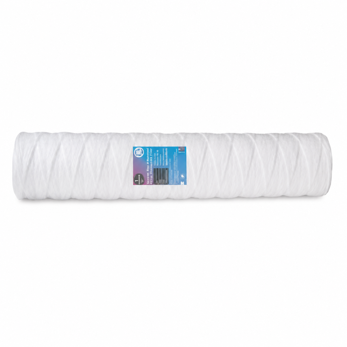 Jumbo 10 inç 5 Mikron İplik Filtre geniş çaplı sarımlı tortu filtre kartuşu