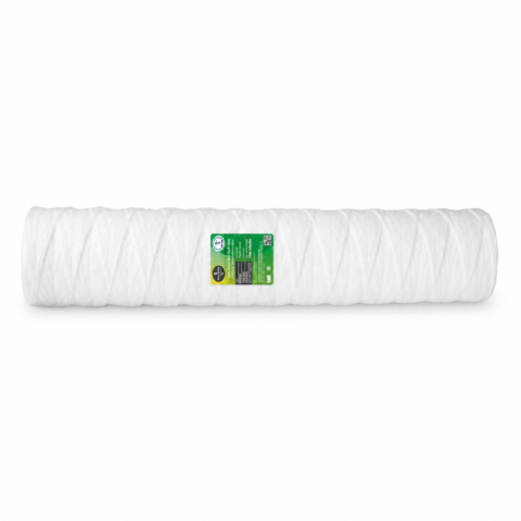 Jumbo 20 inç 5 Mikron İplik Filtre geniş çaplı sarımlı tortu filtre kartuşu