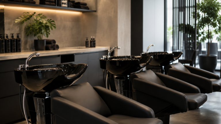 Kuaför su arıtma ihtiyacı olan salon yıkama ünitesi