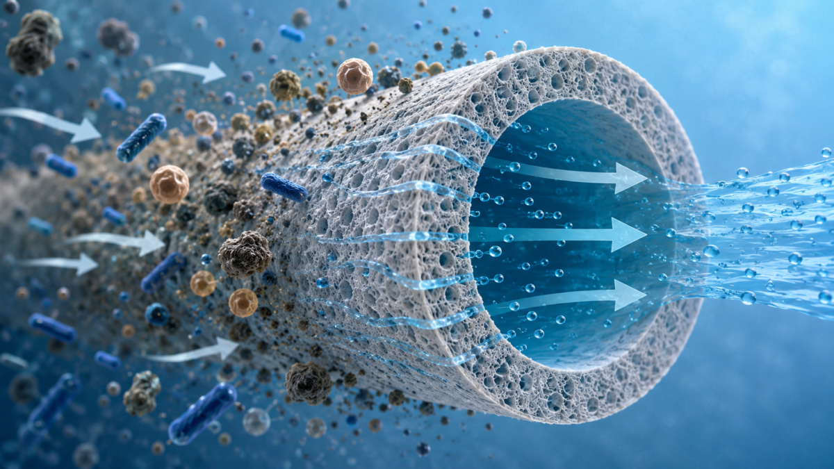 Ultrafiltrasyon Nedir? Nasıl Çalışır, Nerede Kullanılır? 2 Ultrafiltrasyon membranının çalışma prensibi