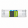 فلتر خرطوشة كربون CTO مقاس 10 بوصات؛ ملصق أبيض بشعار Water Point وهيكل مغطى بشبكة وأغطية طرفية بيضاء، منظر أمامي أفقي