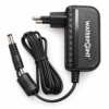 محوّل صمام Runxin الجداري الأسود بجهد 12V وعليه شعار Water Point على خلفية بيضاء، مع كابل ملفوف وقابس DC وفلتر فريت